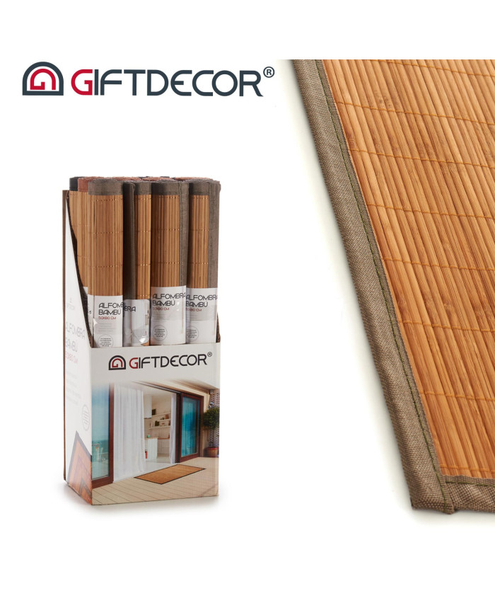 ALFOMBRA BAMBU CON HILO OSCUR ANTIDE S3