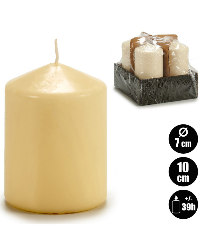VELA TACO CREMA 10CM