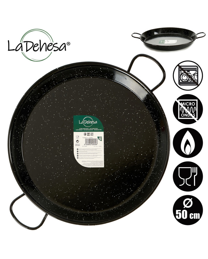 PAELLERA ESMALTADA 50 CM 13 RACIONES