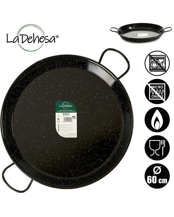 PAELLERA ESMALTADA 60 CM 20 RACIONES