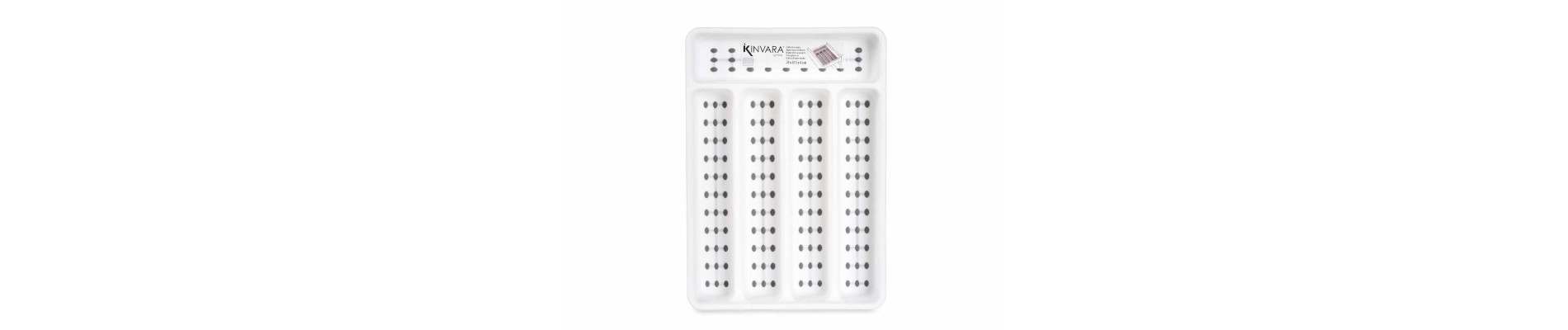CUBERTERO PLASTICO 5 DEPARTAMENTOS SURT