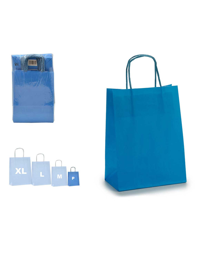 BOLSA PAPEL AZUL MINI