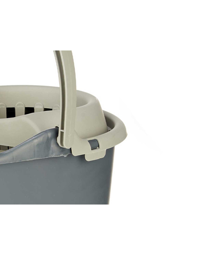 CUBO FREGAR CON ESCURRIDOR 15L ANTRACITA