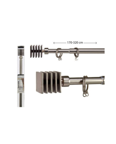 BARRA CORTINA 170 320CM CUADRADO