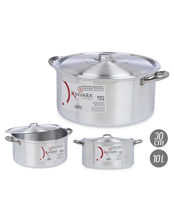 CACEROLA ALUMINIO 30 CM 10 L
