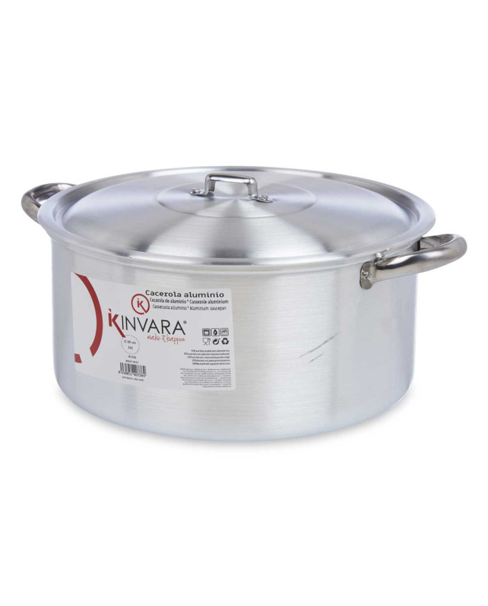CACEROLA ALUMINIO 30 CM 10 L