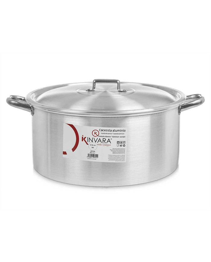 CACEROLA ALUMINIO 36 CM 18 L