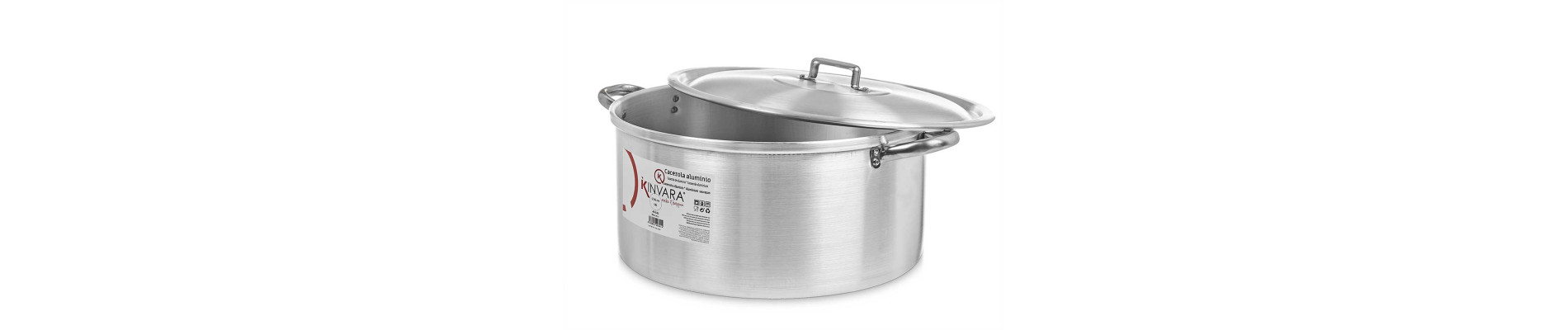CACEROLA ALUMINIO 36 CM 18 L