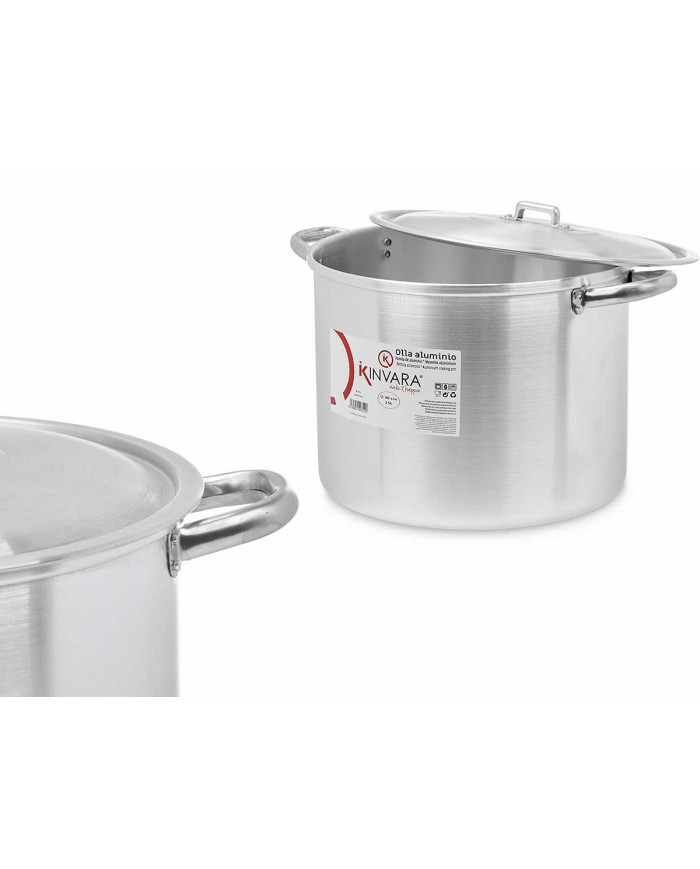 OLLA ALUMINIO 30 CM 15 L