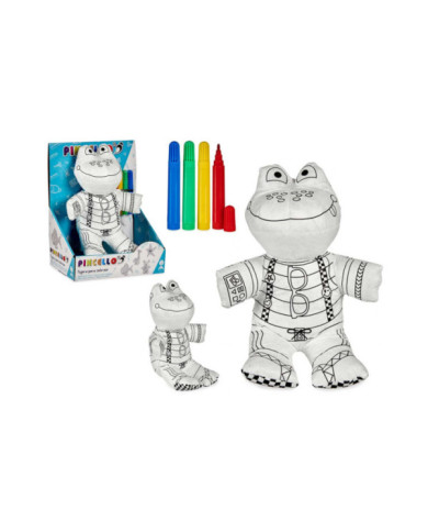 PELUCHE RANA PARA PINTAR CON ROTULADOR