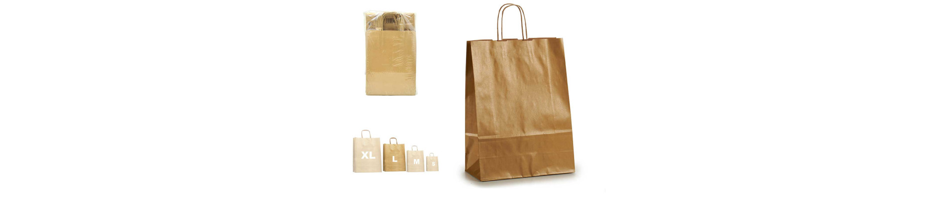 BOLSA PAPEL ORO KRAFT PEQUEÑA