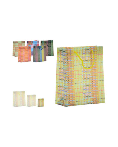 BOLSA PLASTICO PEQ RAYAS 6 MOD SURTIDOS
