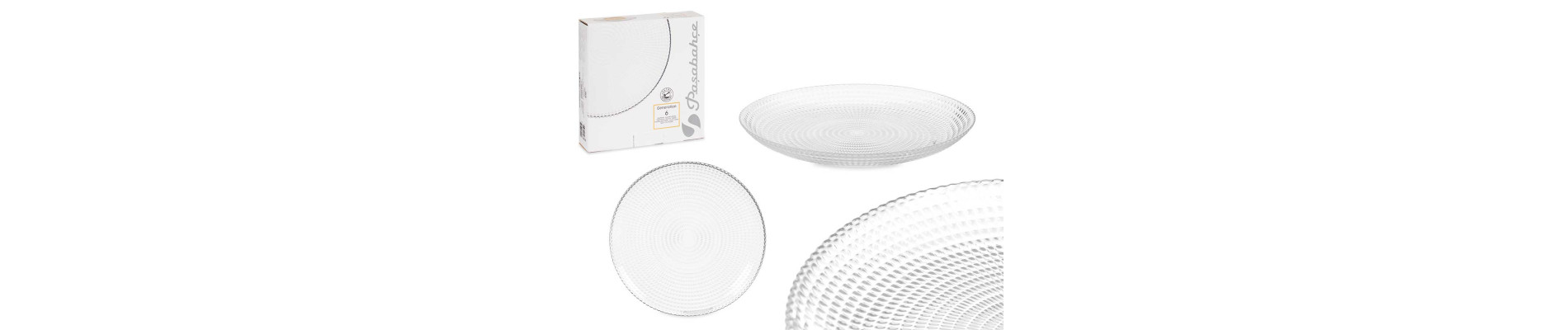 SET 6 PLATOS POSTRE GENERATION 19CM