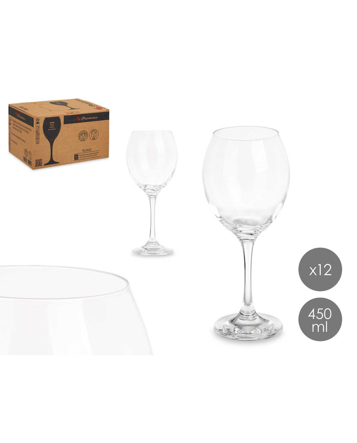 SET 12 COPAS VELASCO 450 ML