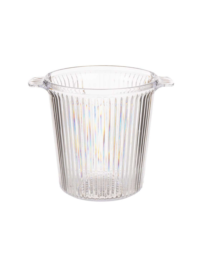 CUBITERA RAYADA PLASTICO TRANSPARENTE