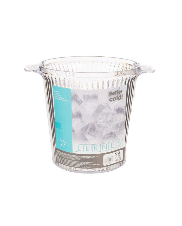 CUBITERA RAYADA PLASTICO TRANSPARENTE