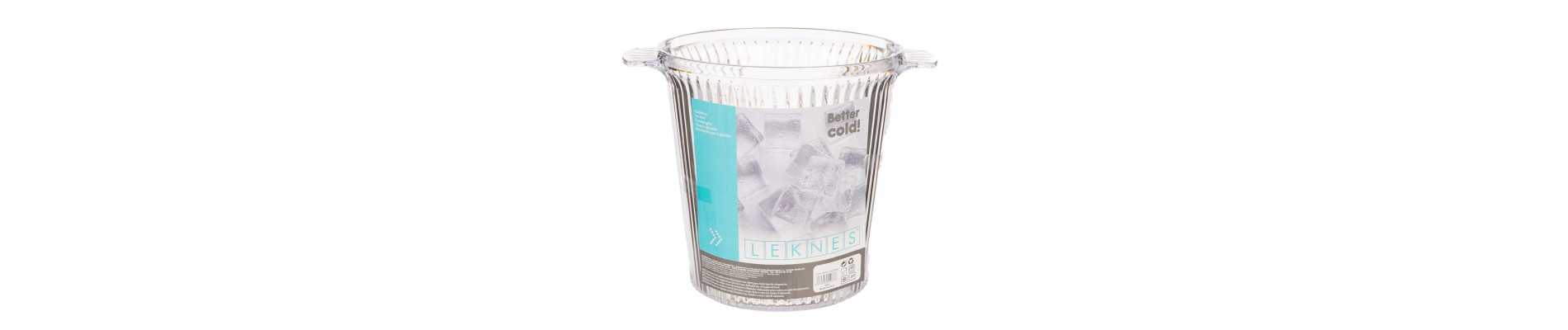 CUBITERA RAYADA PLASTICO TRANSPARENTE