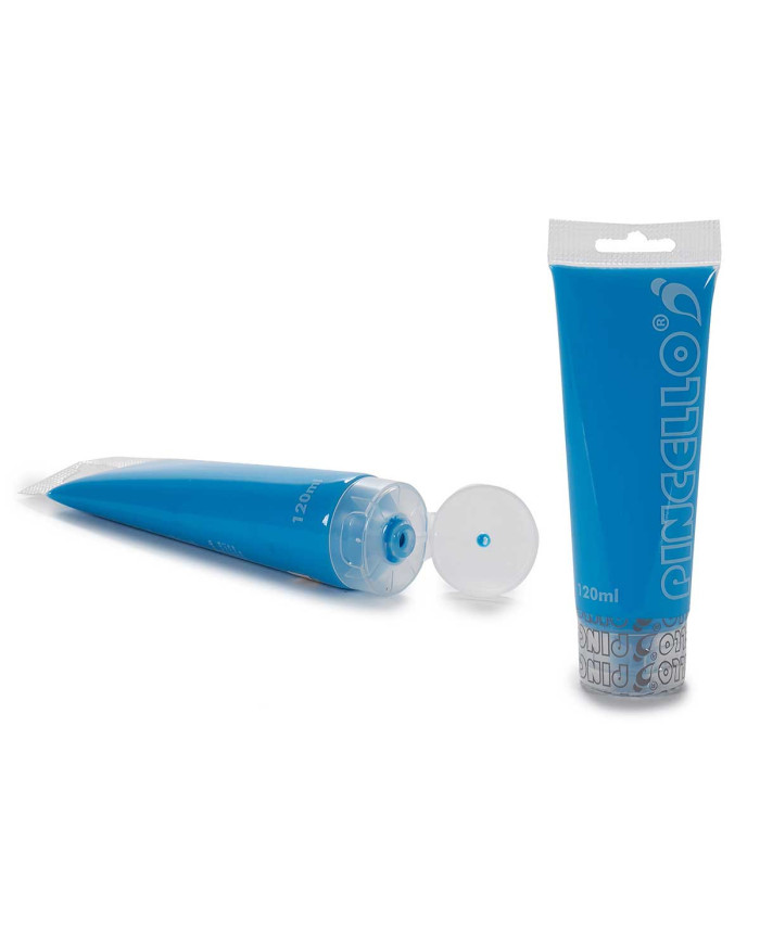 TUBO PINTURA ACRILICA NEON 120ML AZUL