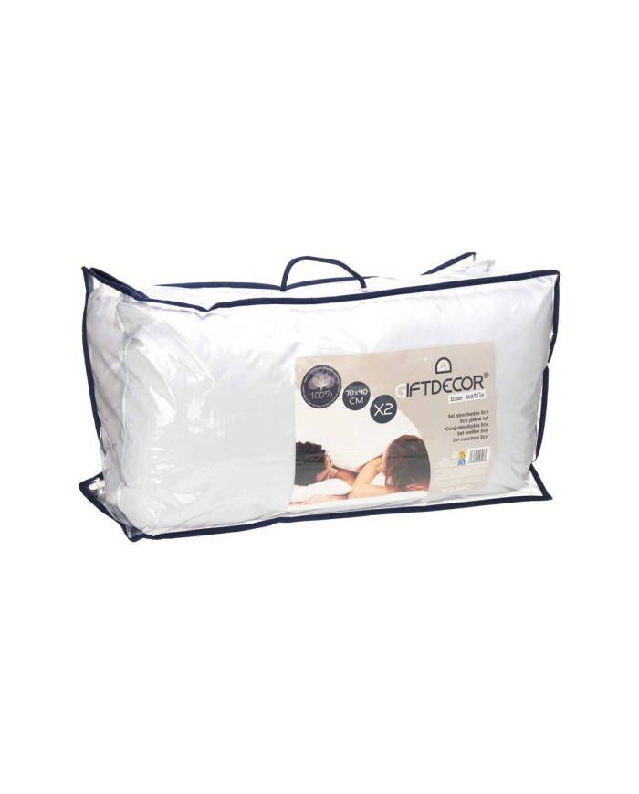 SET 2 ALMOHADAS ECO 70X40CM
