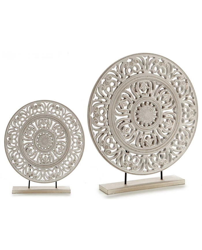 SOPORTE MADERA REDONDO MANDALA GRANDE