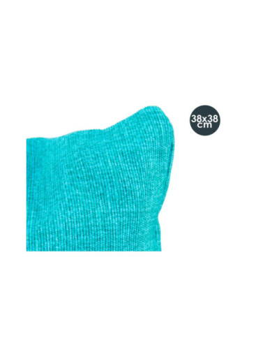 COJIN RELLENO 38X38CM VERDE MENTA