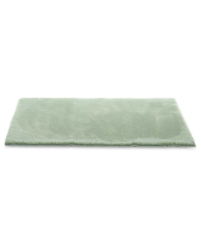 ALFOMBRA PELO CORTO VERDE 60 X 90