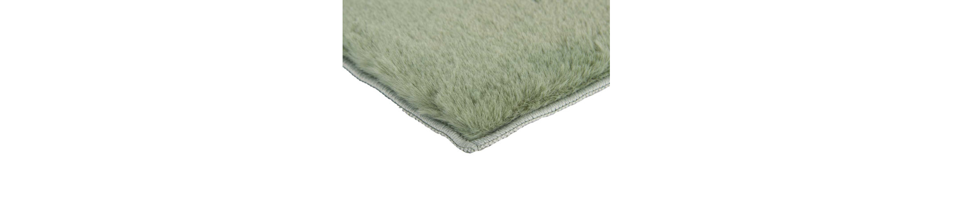 ALFOMBRA PELO CORTO VERDE 60 X 90