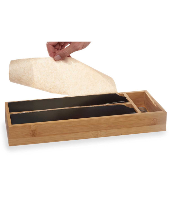 DISPENSADOR DOBLE FILM BAMBU