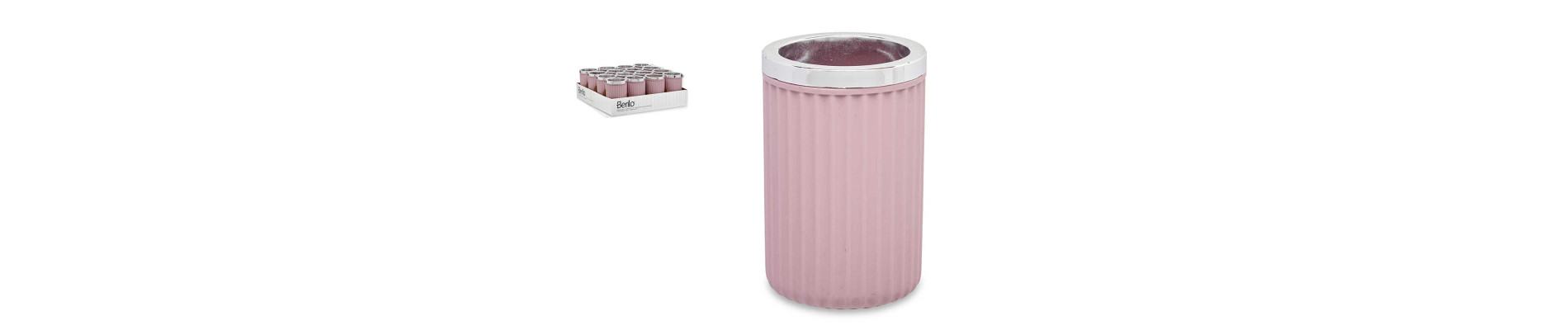 VASO MULTIUSO PLASTICO ROSA