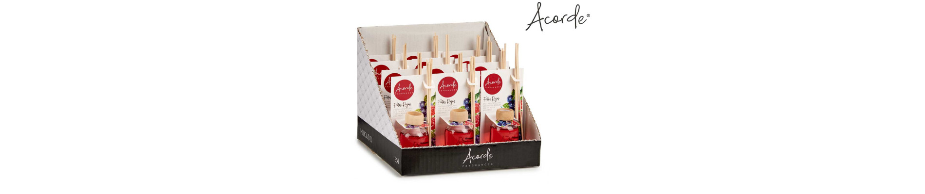MIKADO 50 ML CON VARILLAS FRUTOS ROJOS