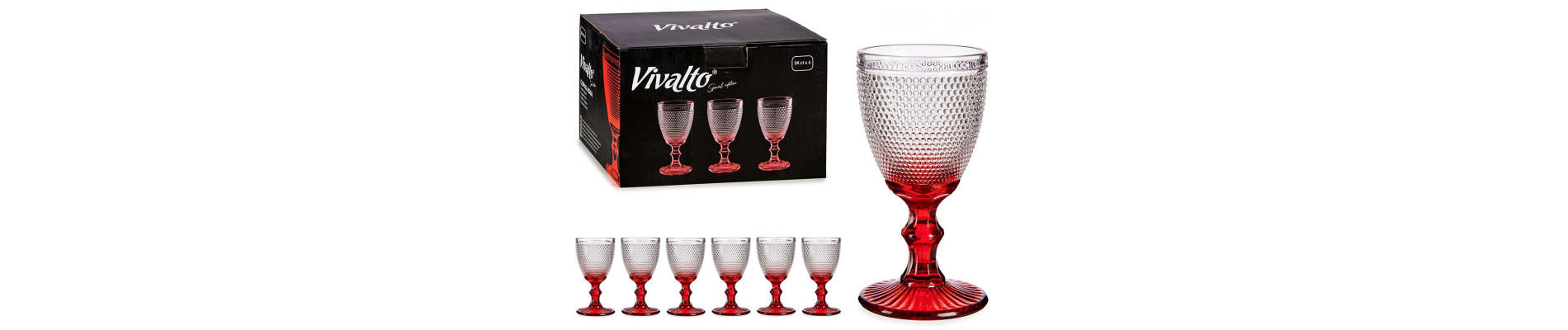 COPA AGUA 254ML DIAMANTE FILO ORO