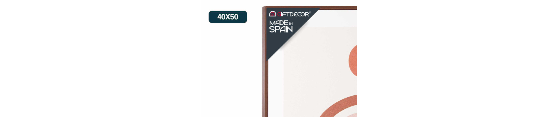 CUADRO CIRCULO 2 MOLDURA COBRE SURT 2