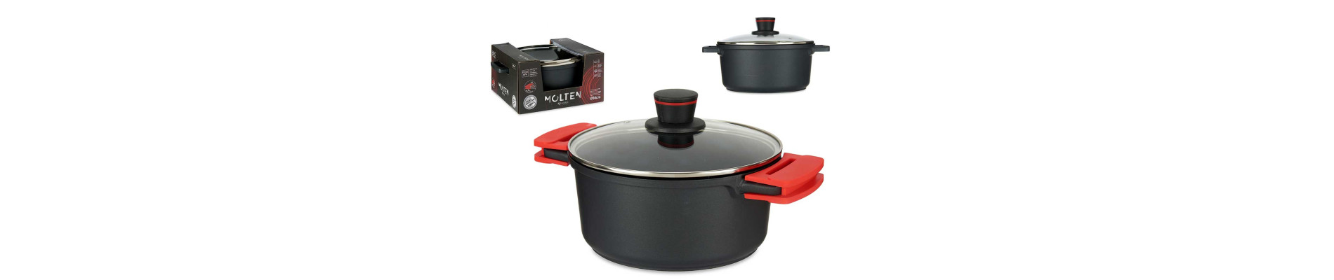 CACEROLA 24CM AL FUNDIDO FULL INDUCTION MOLTEN