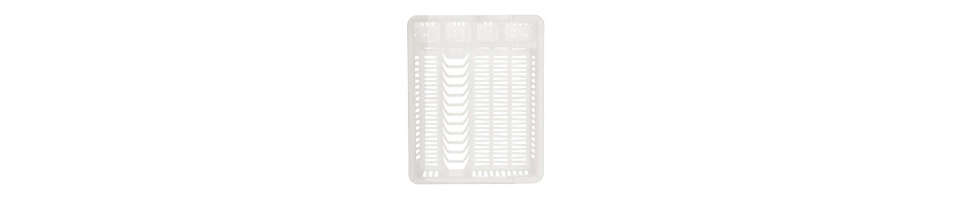 ESCURRIDOR PLATO PLASTICO GRANDE BLANCO