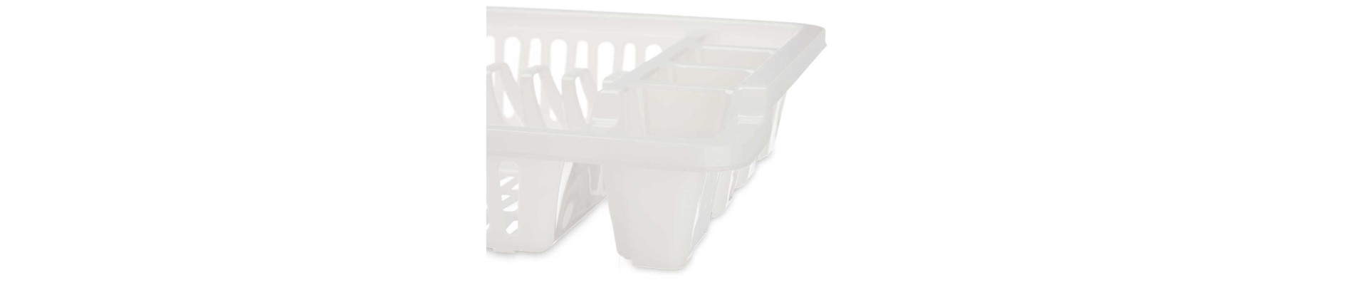 ESCURRIDOR PLATO PLASTICO GRANDE BLANCO