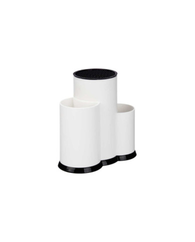 SOPORTE UTENSILIOS TACOMA PLASTICO BLANCO