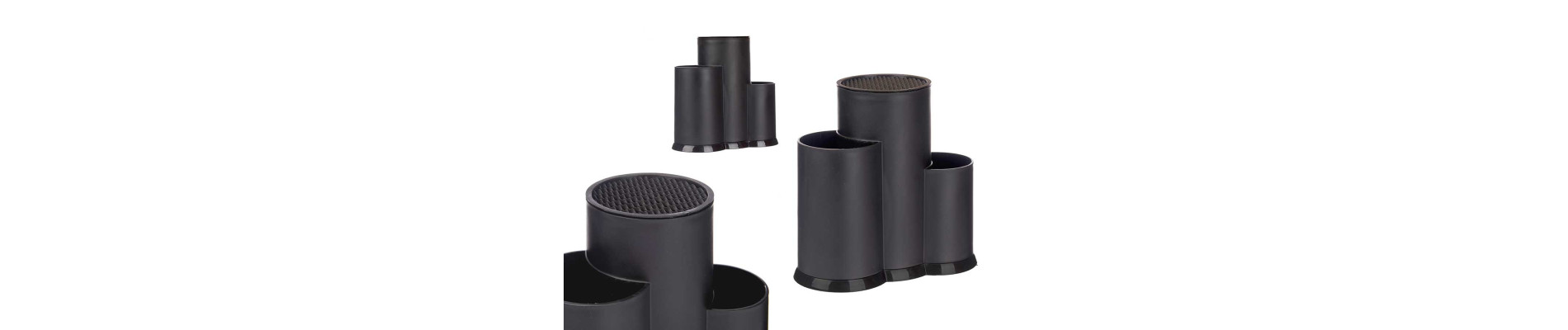 SOPORTE UTENSILIOS TACOMA PLASTICO GRIS