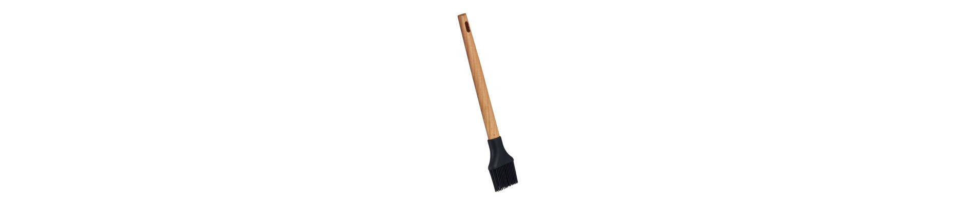 PINCEL COCINA SILICONA MANGO MADERA DE HAYA 28CM