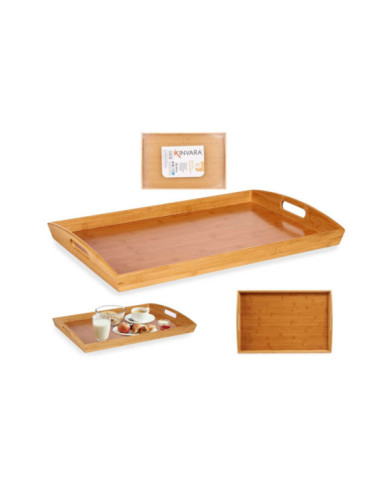 BANDEJA BAMBU CON ASAS 58CM