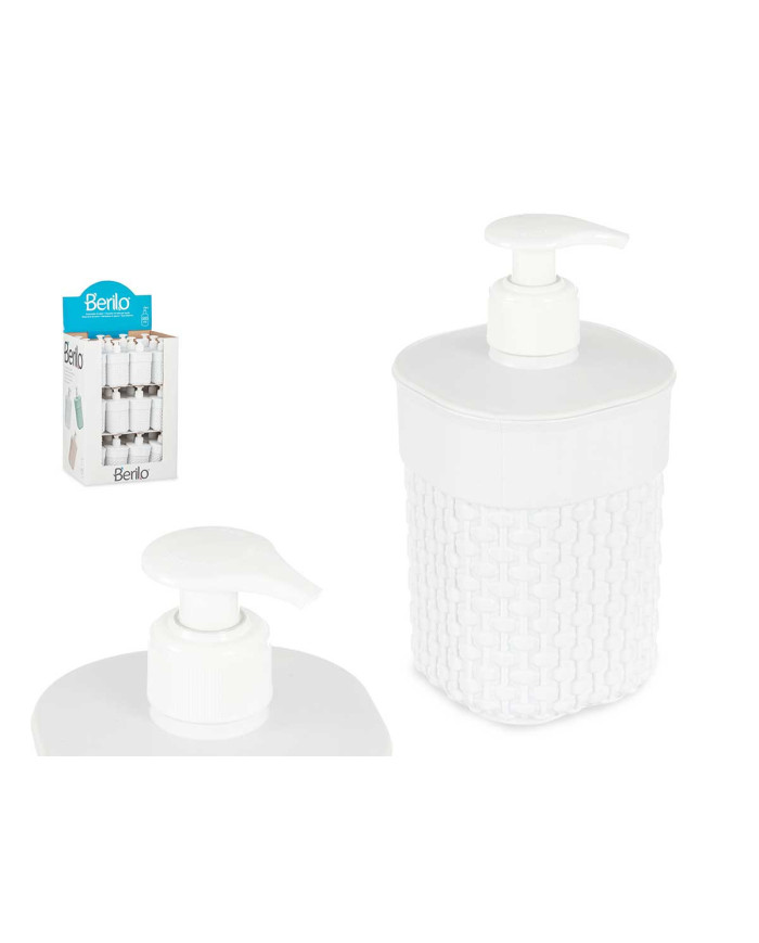 DOSIFICADOR PLASTICO BAÑO 580ML BLANCO
