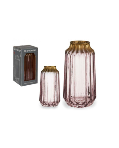 JARRON CRISTAL ARISTA ROSA