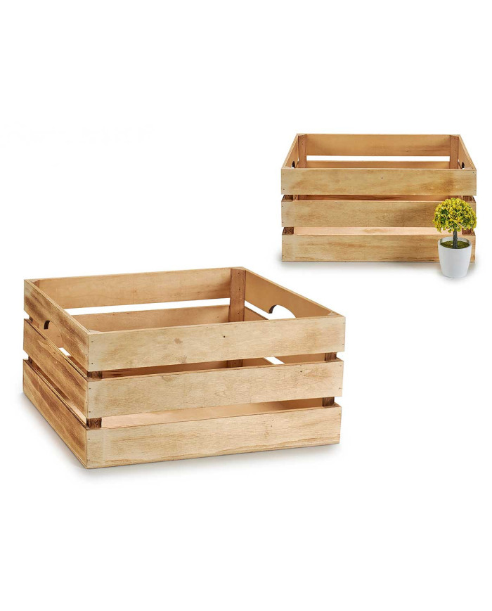 CAJA NATURAL QUEMADO 41X31X20 CM