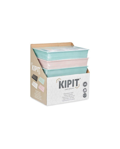 ORGANIZADOR CAJON 15 HUECOS SURT 2 COL ROSA VERDE