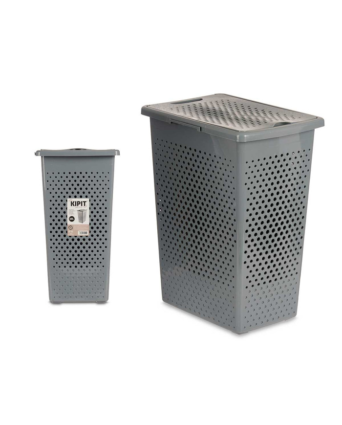PONGOTODO PLASTICO ESTRECHO 38L GRIS