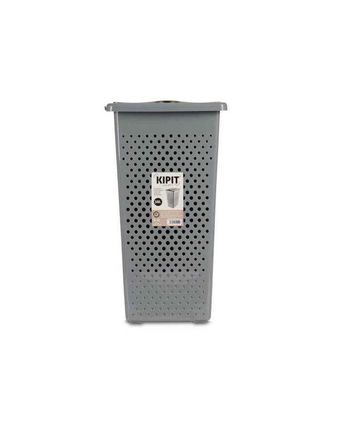 PONGOTODO PLASTICO ESTRECHO 38L GRIS