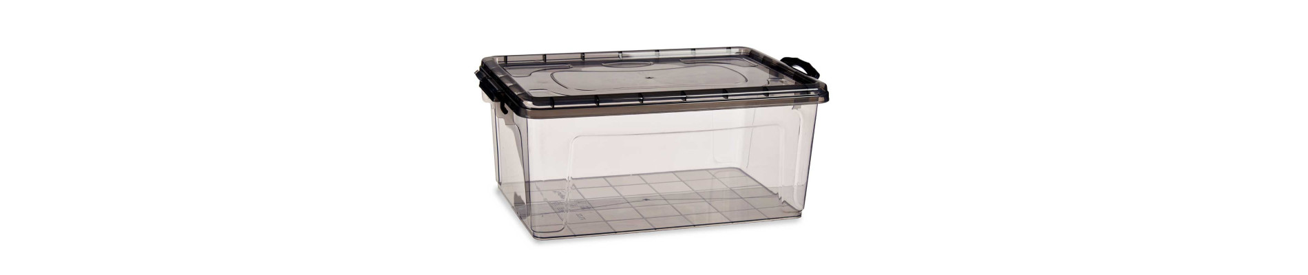 CAJA PLASTICO ORDENACION ANTRACITA 22L