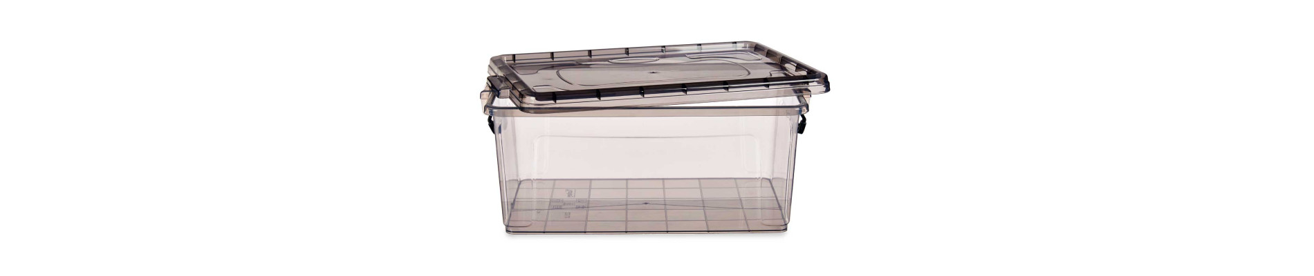CAJA PLASTICO ORDENACION ANTRACITA 22L