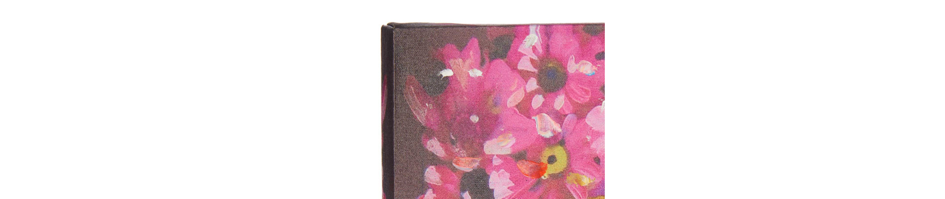 LIENZO PINTADO MUJER CON FLORES 40X60CM SURT 2