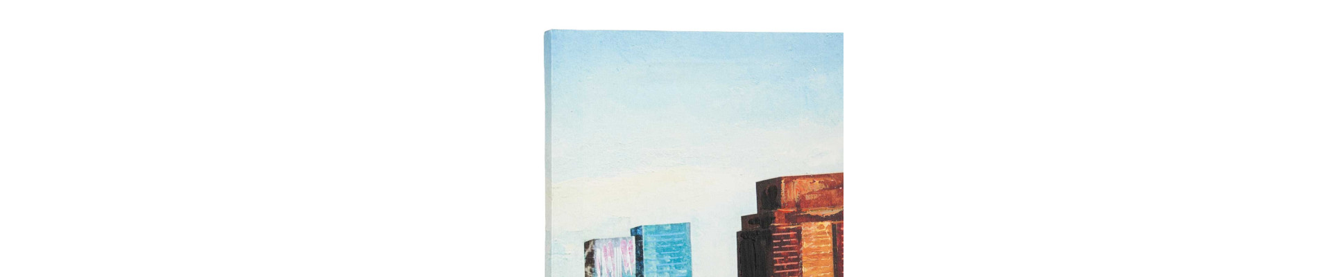 LIENZO PINTADO CIUDAD COLOR 60X110CM SURT 2