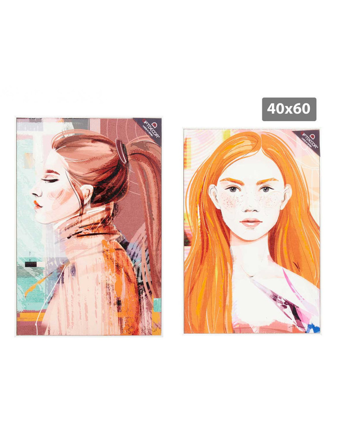 LIENZO PINTADO MUJER 41X61CM SURT 2